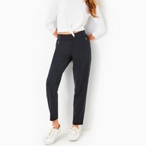 Lilly Pulitzer UPF 50+ Luxletic 28" Run Around Pant Onyx Black